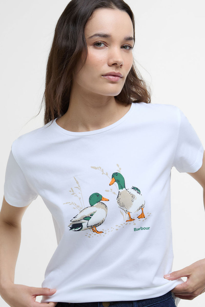 T-shirt con stampa Penfor Barbour