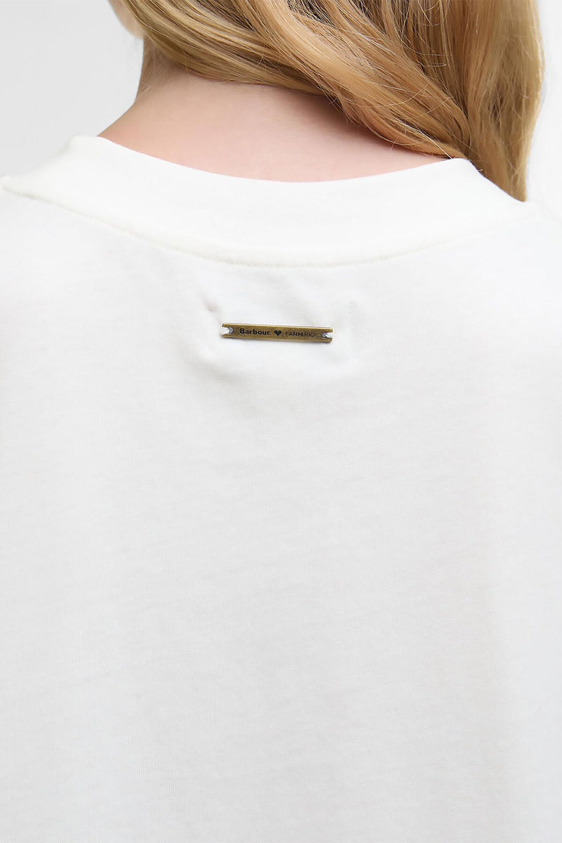T-shirt con stampa Maria Clara Barbour x FARM Rio