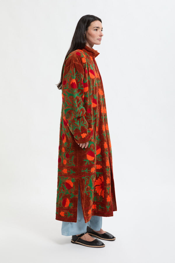 Long Velvet Kimono