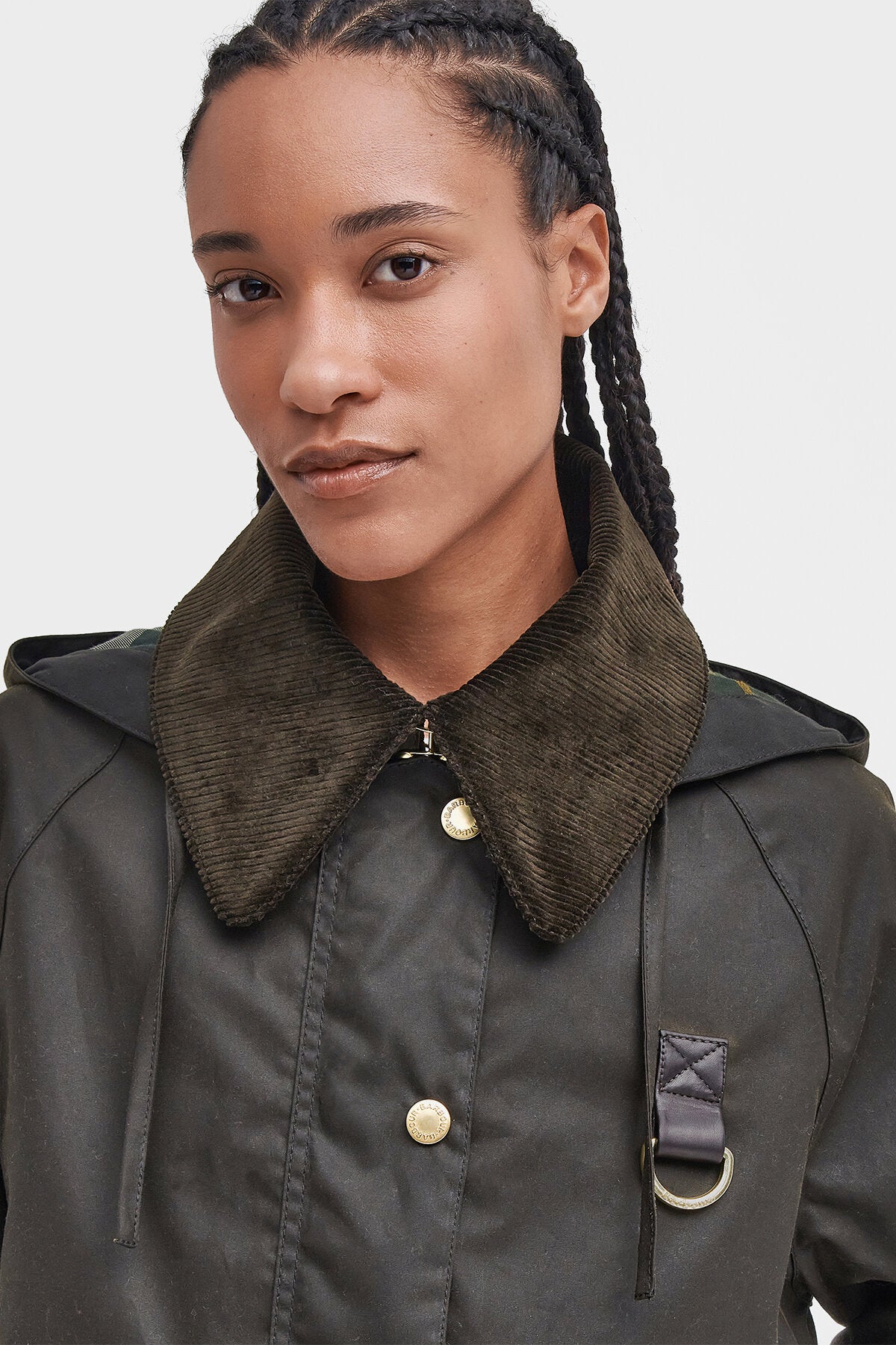 Reighton Spey Waxed Jacket Olive/ancient by Barbour Lady | Women