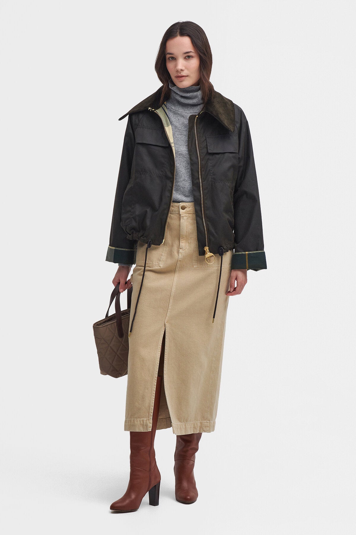 ジャケット BARBOUR Woman Jacket Olive LWX0667 SG91 Amazon.com: Barbour Women's Classic Beadnell Jacket in Olive