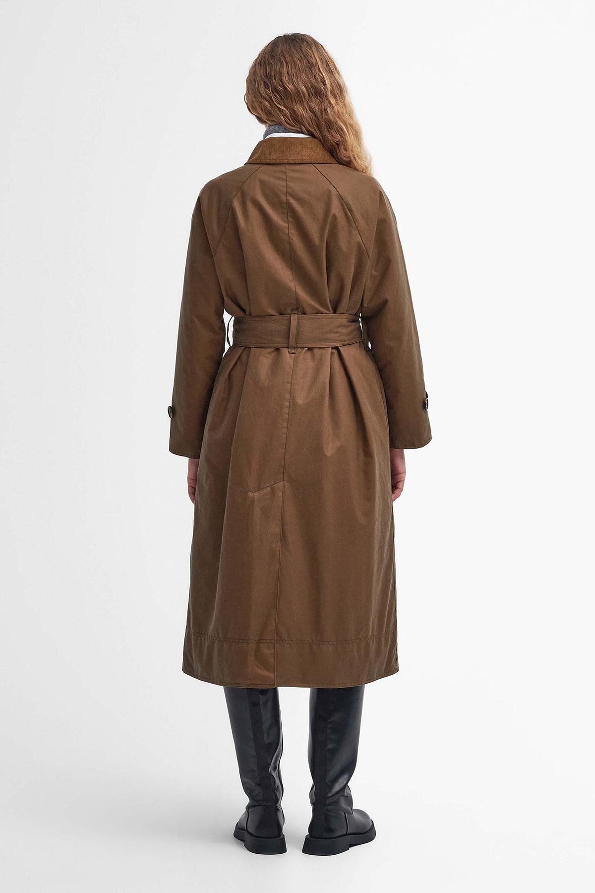 リクさん専用　Barbour Blisstex Tweeds Trench Marianne Waxed Trench Coat Sand/ancient loden t by Barbour Lady
