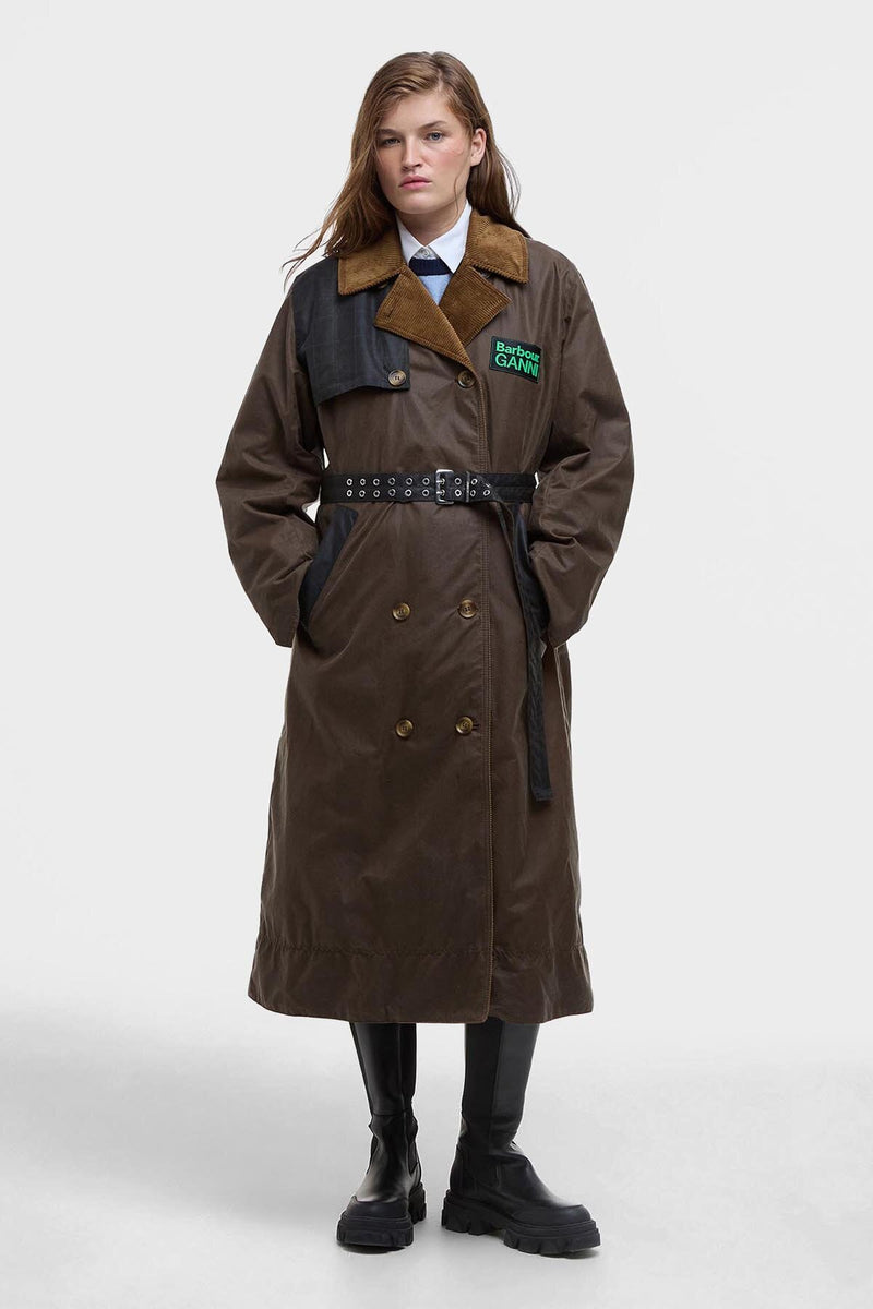 Trench cerato Barbour Ganni