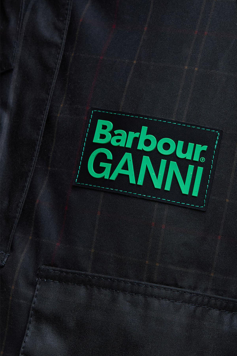 Giacca a vento cerata Barbour Ganni