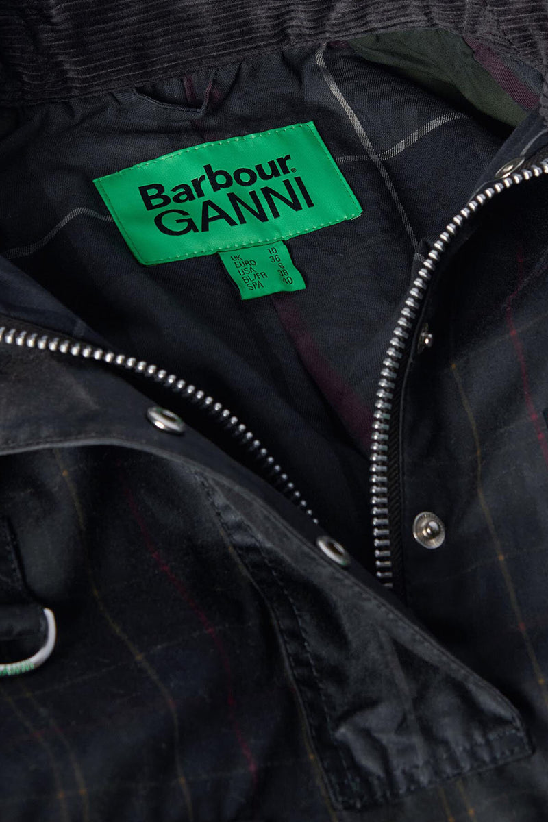 Giacca a vento cerata Barbour Ganni