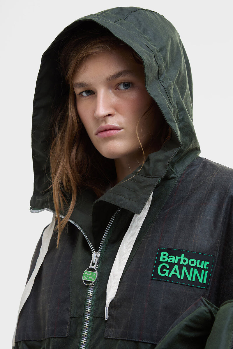 Barbour Ganni Wax Parka