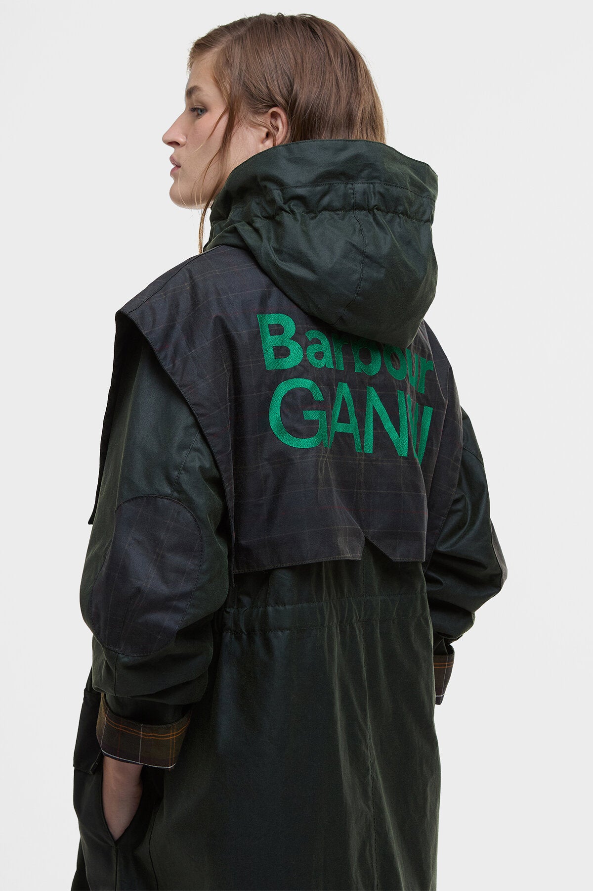 Barbour｜JACKETS (Barbour x GANNI WAX PARKA JACKET (LWX1 Barbour Women's x Ganni Wax Parka Jacket in Dufflebag