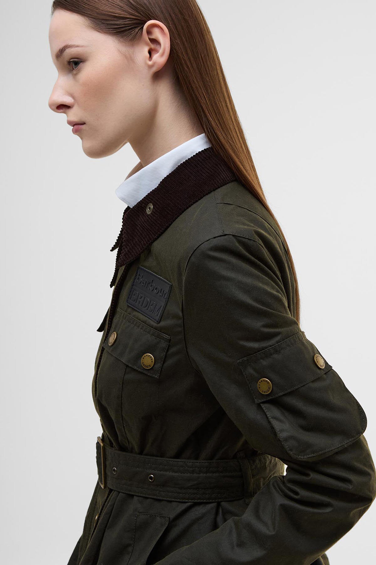 Barbour
ダークグレー ロングレインコート Barbour x Alexa Chung + Barbour Casual Agnes In Black
