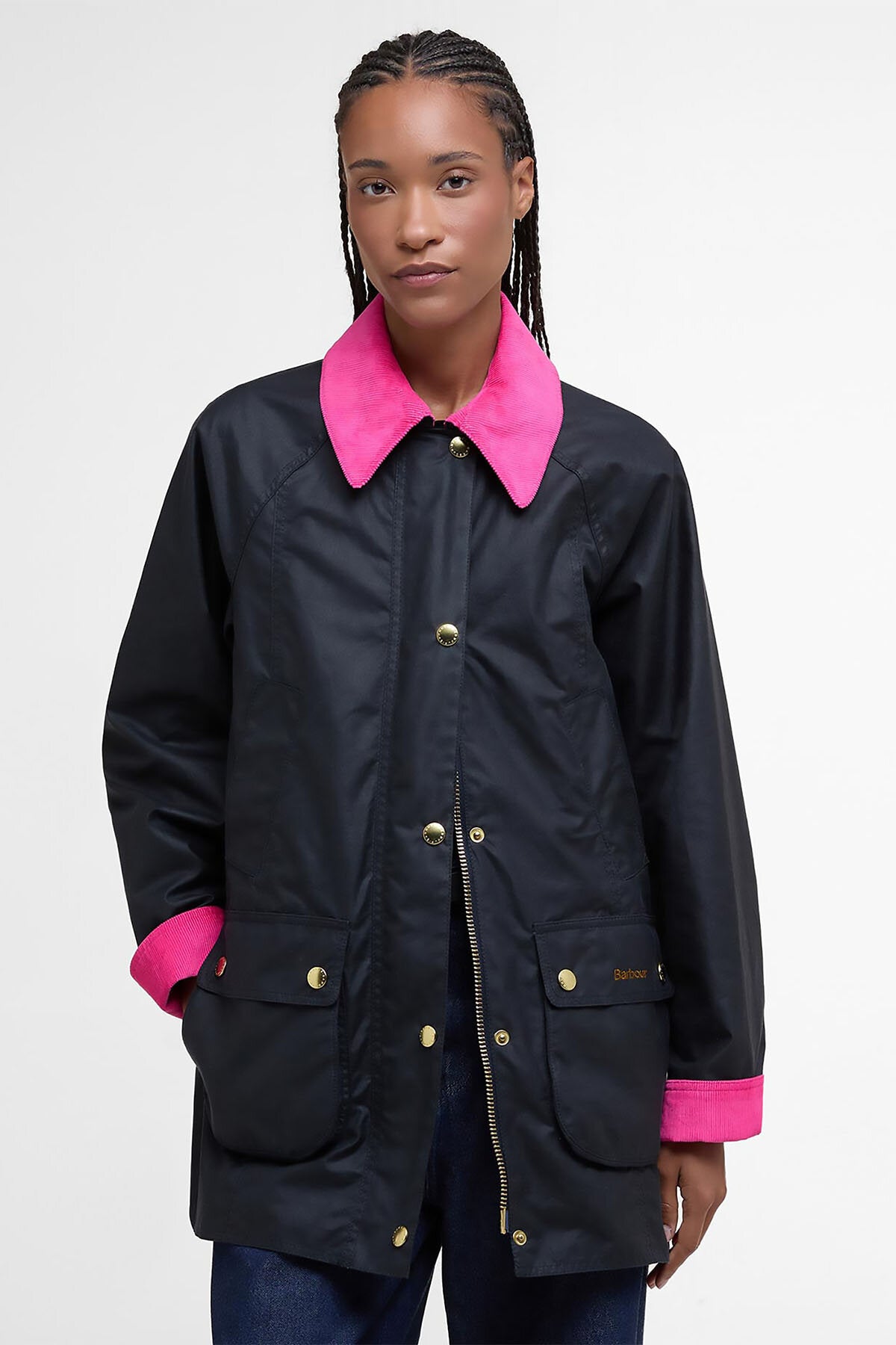Barbour Icons Modern Beadnell Waxed Jacket Navy/classic by Barbour