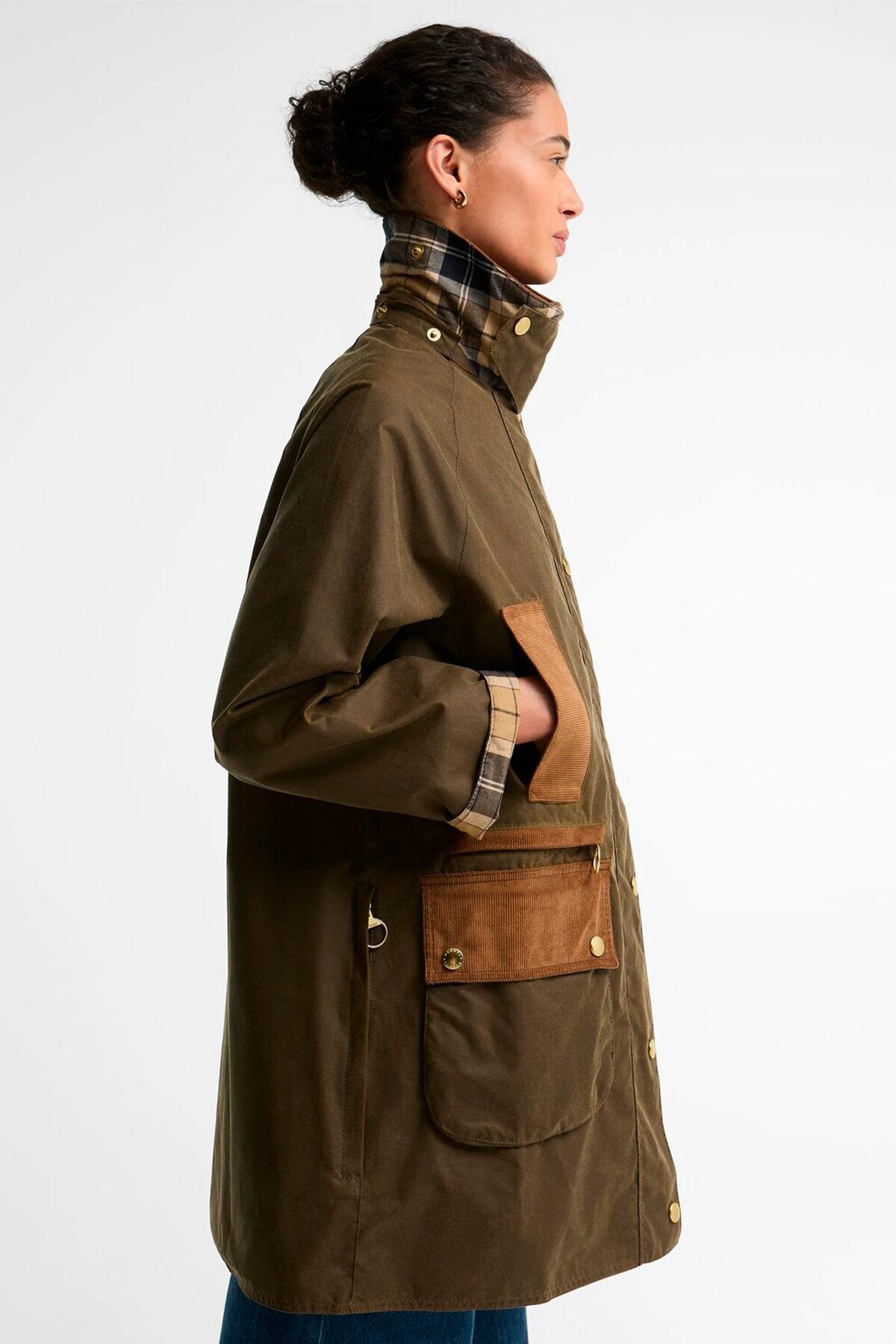 Modern Beaufort Waxed Jacket Beech/birchwood by Barbour Lady