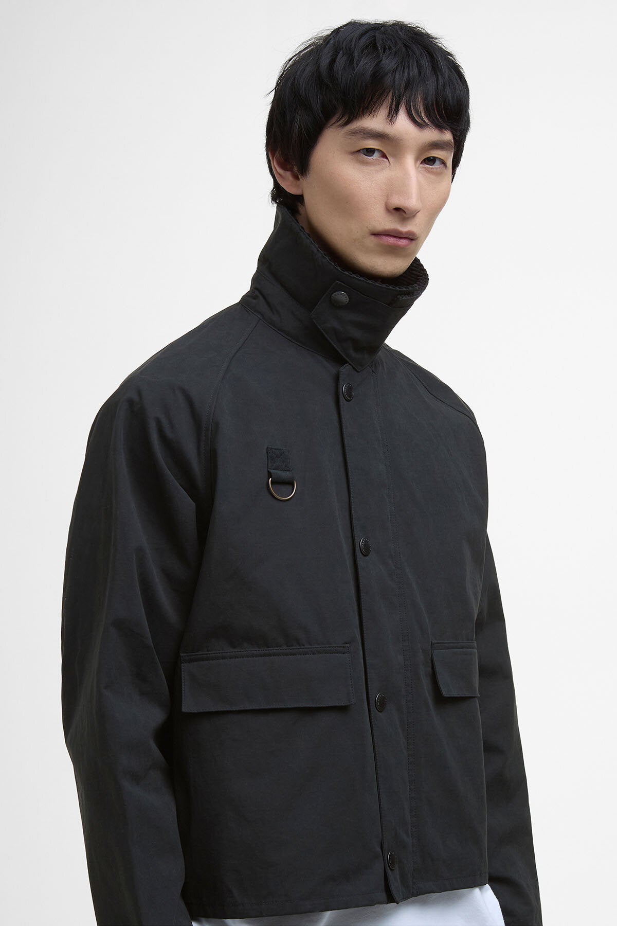 barbour SPEY CASUAL black(黒) Barbour Men's OS Spey Casual Jacket in Black Barbour