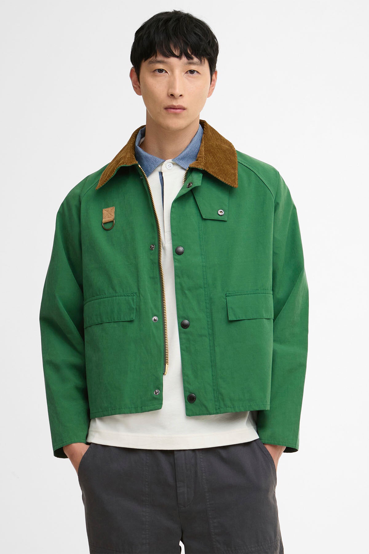 Spey Oversized Casual Jacket Racing green by Barbour | Men | WP Store