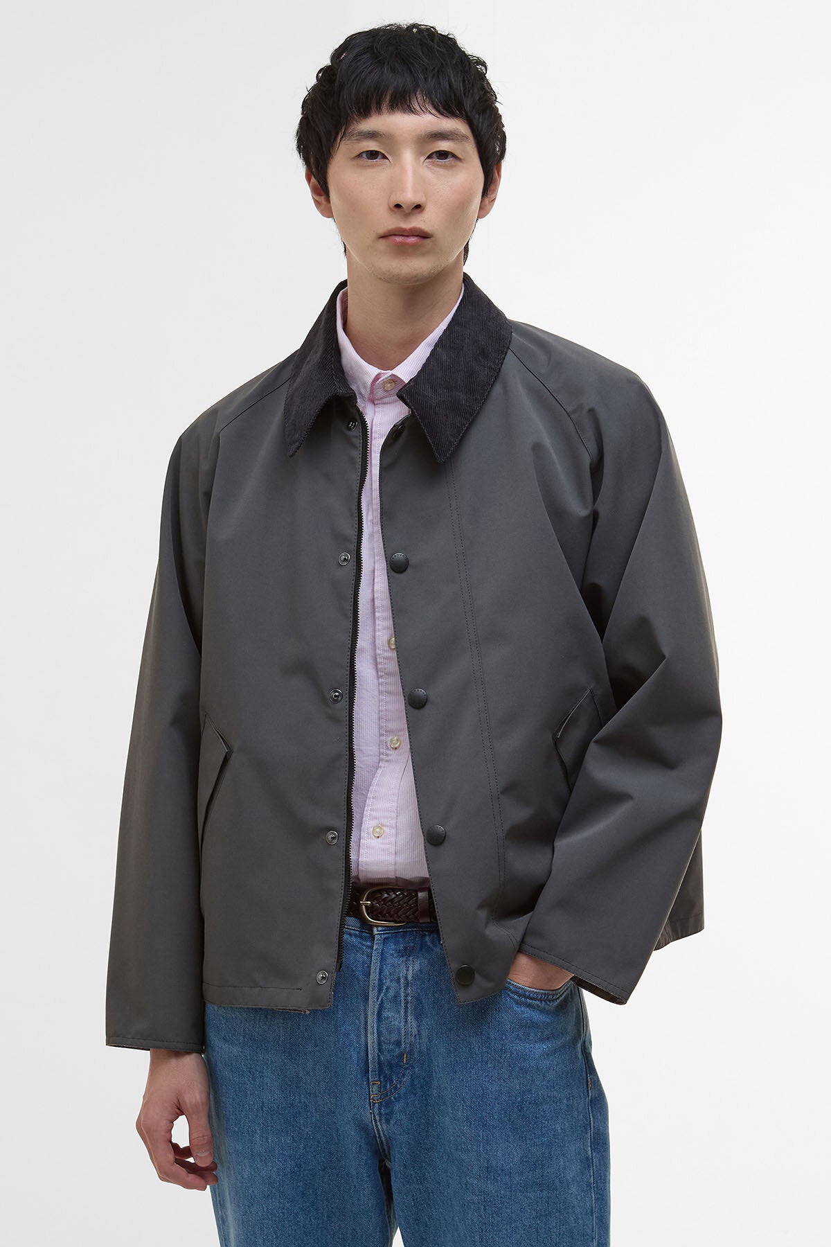 BARBOUR × SALON REVERSIBLE TRANSPORT 36 Buy Oversized Reversible Transporter Jacket for N/A 0.0 | BARBOUR_ROW