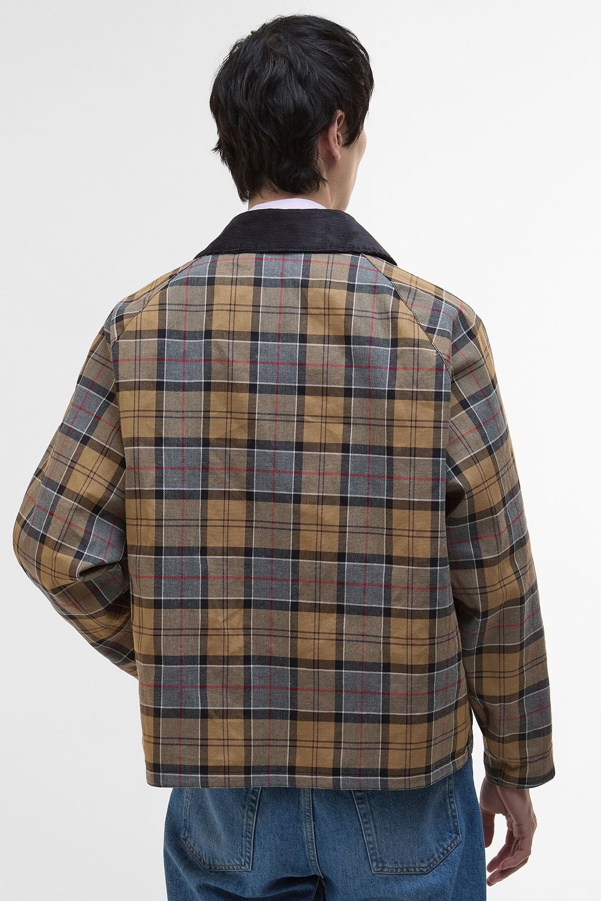 Oversized Reversible Transporter Jacket Asphalt grey by Barbour