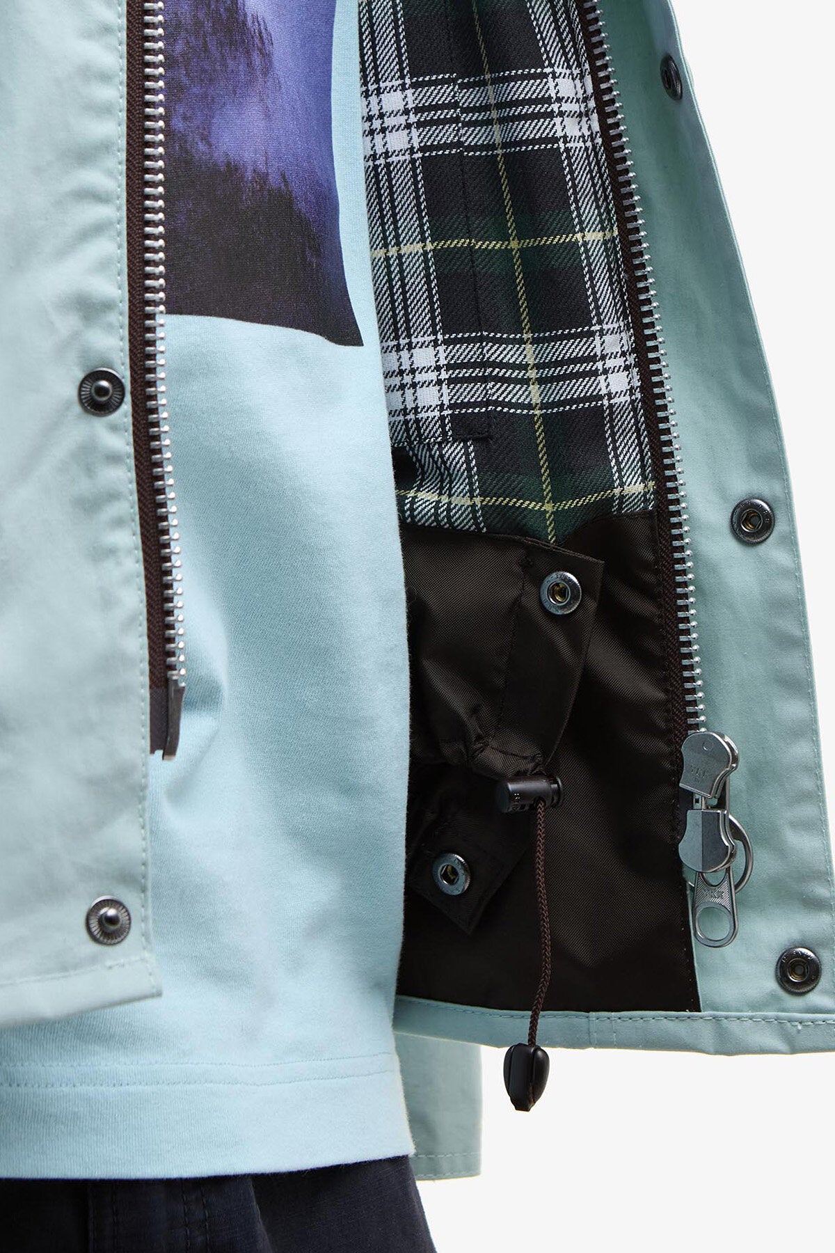 Barbour x NOAH Wading Casual Jacket Ice blue by Barbour | Men | WP