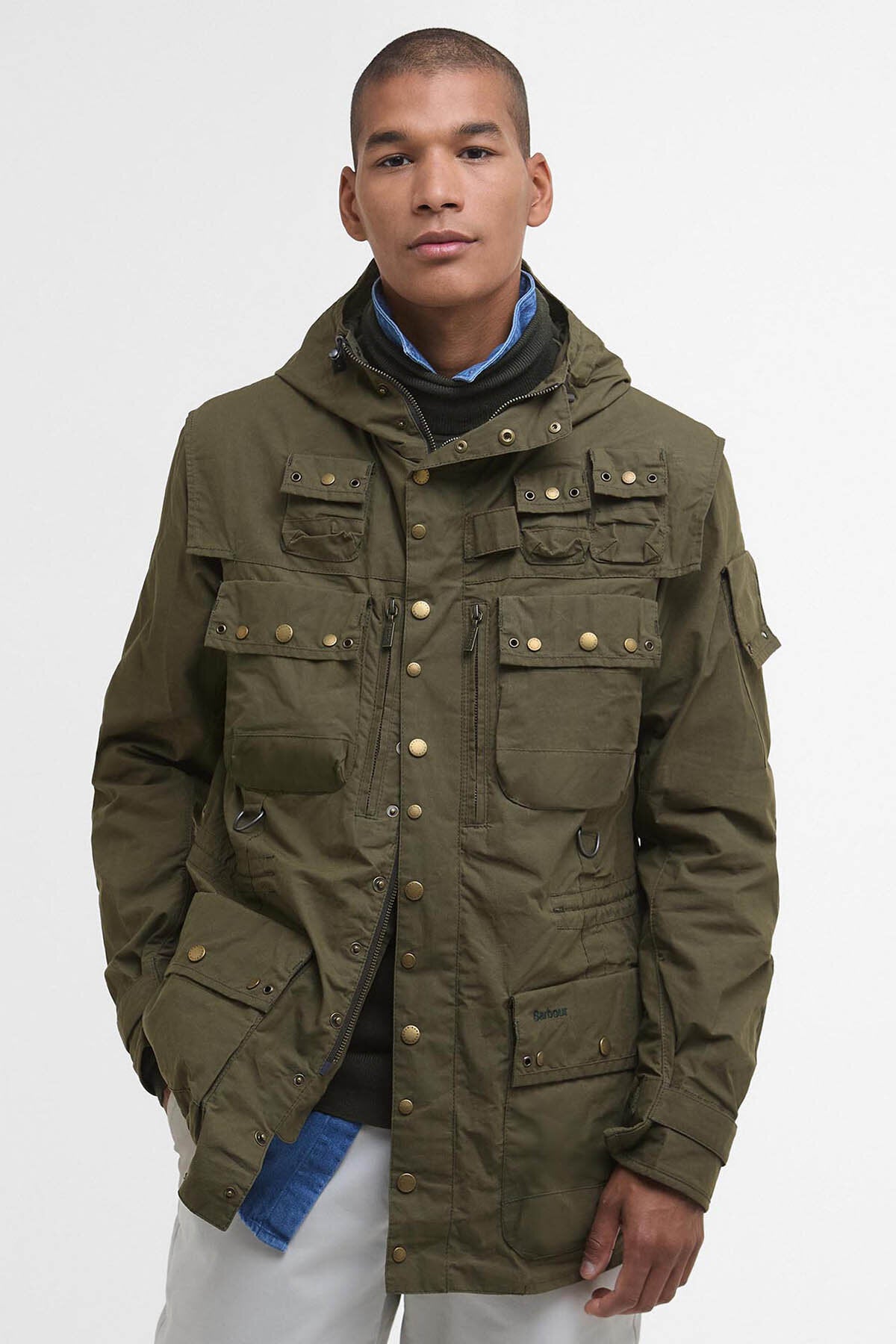 Barbour x TO KI TO Field Utility Casual Jacket Dusky green Barbour x TO KI TO Field Utility Casual Jacket Dusky green