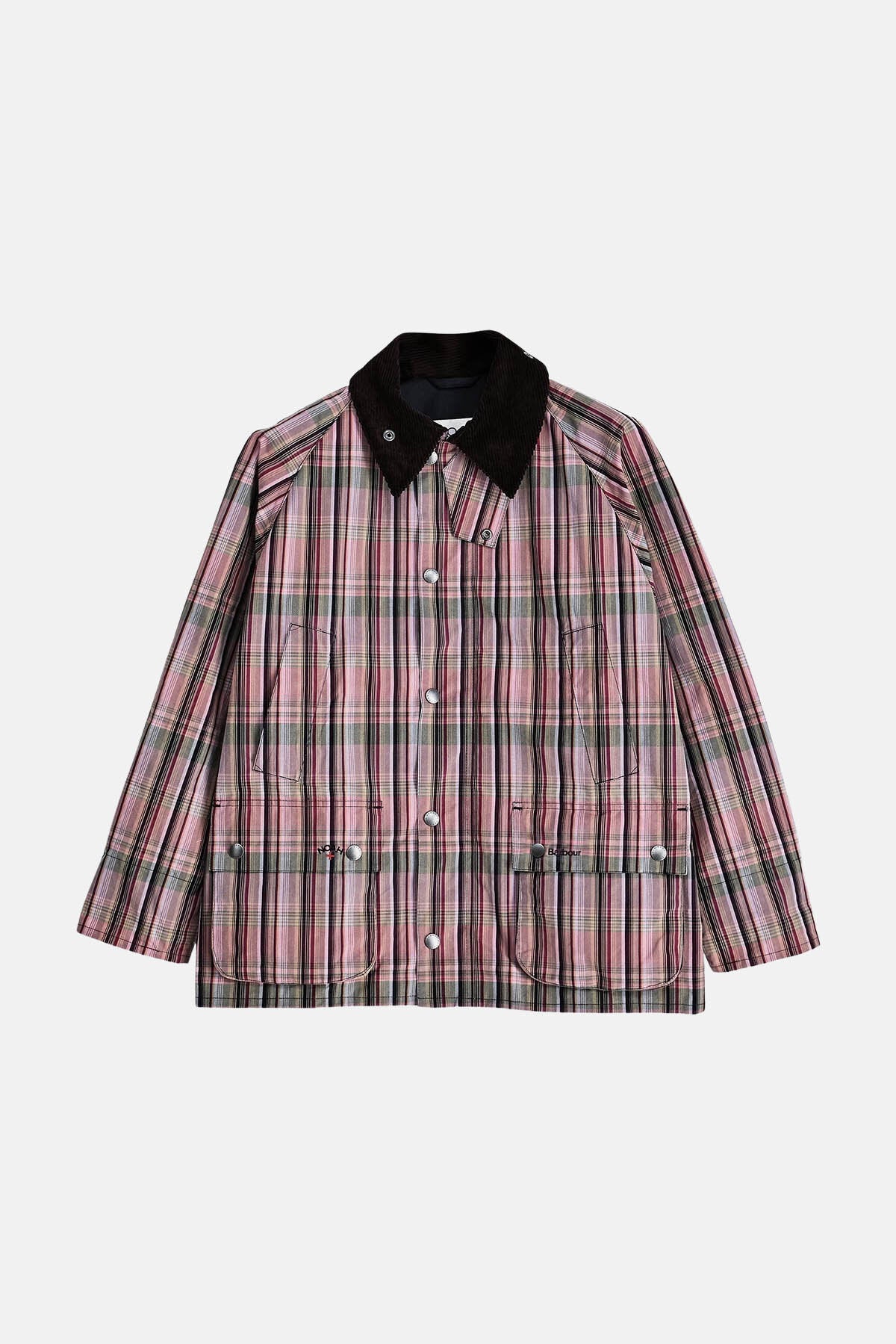 s*y様 Barbour x Noah Madras Bedale Barbour x NOAH Madras Bedale Casual Jacket Noah madras pink by