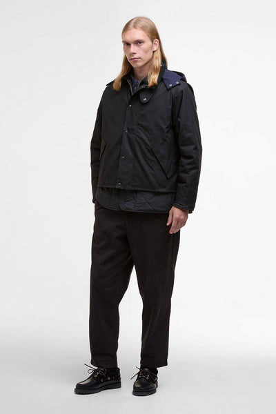 Barbour x Kaptain Sunshine Cruiser Casual Jacket Black by Barbour