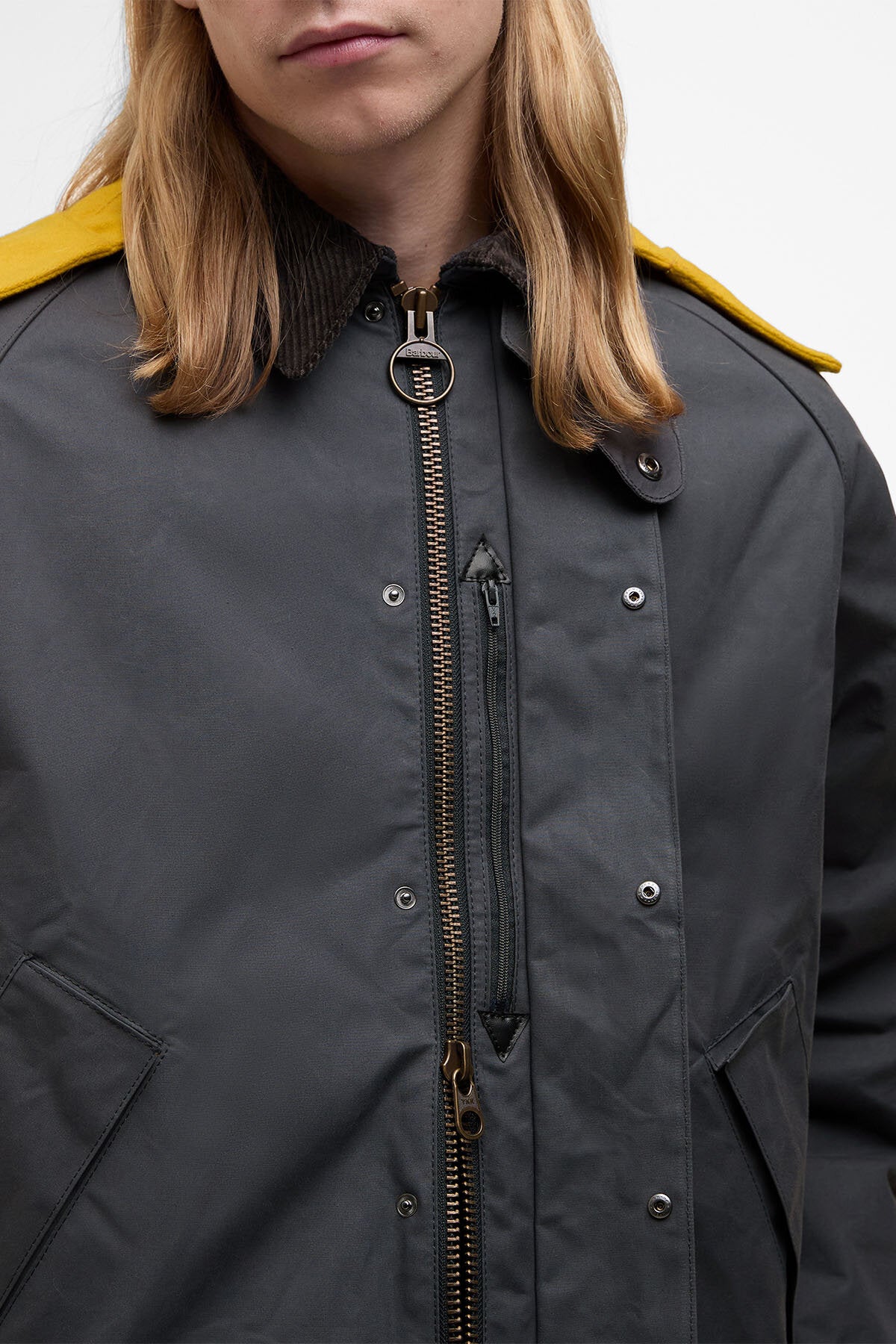 ジャケット・アウター Kaptain Sunshine Barbour No collar Coat Acquire | Barbour and Kaptain Sunshine release their second