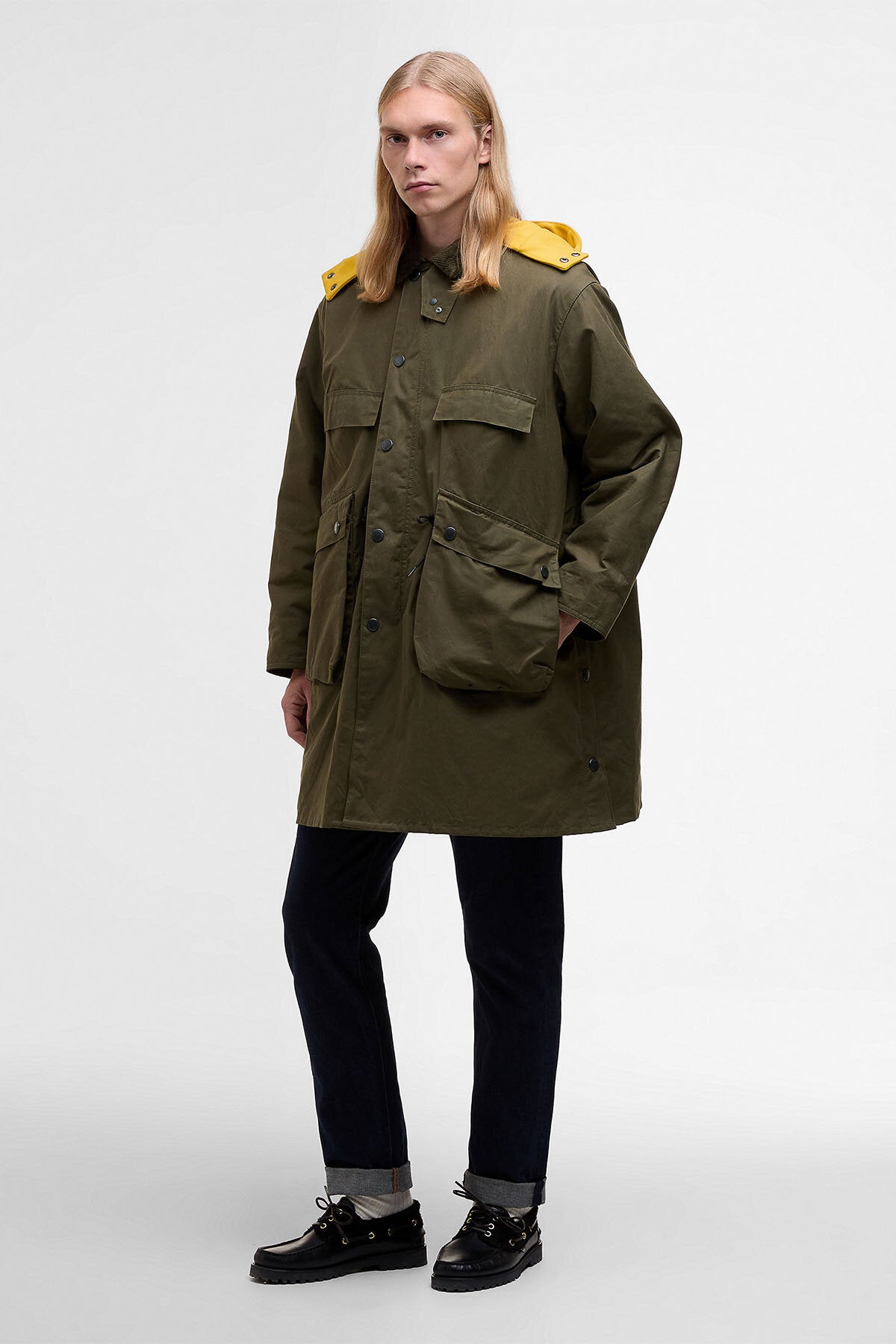 Barbour x Kaptain Sunshine Oversized Bedale Casual Field Coat