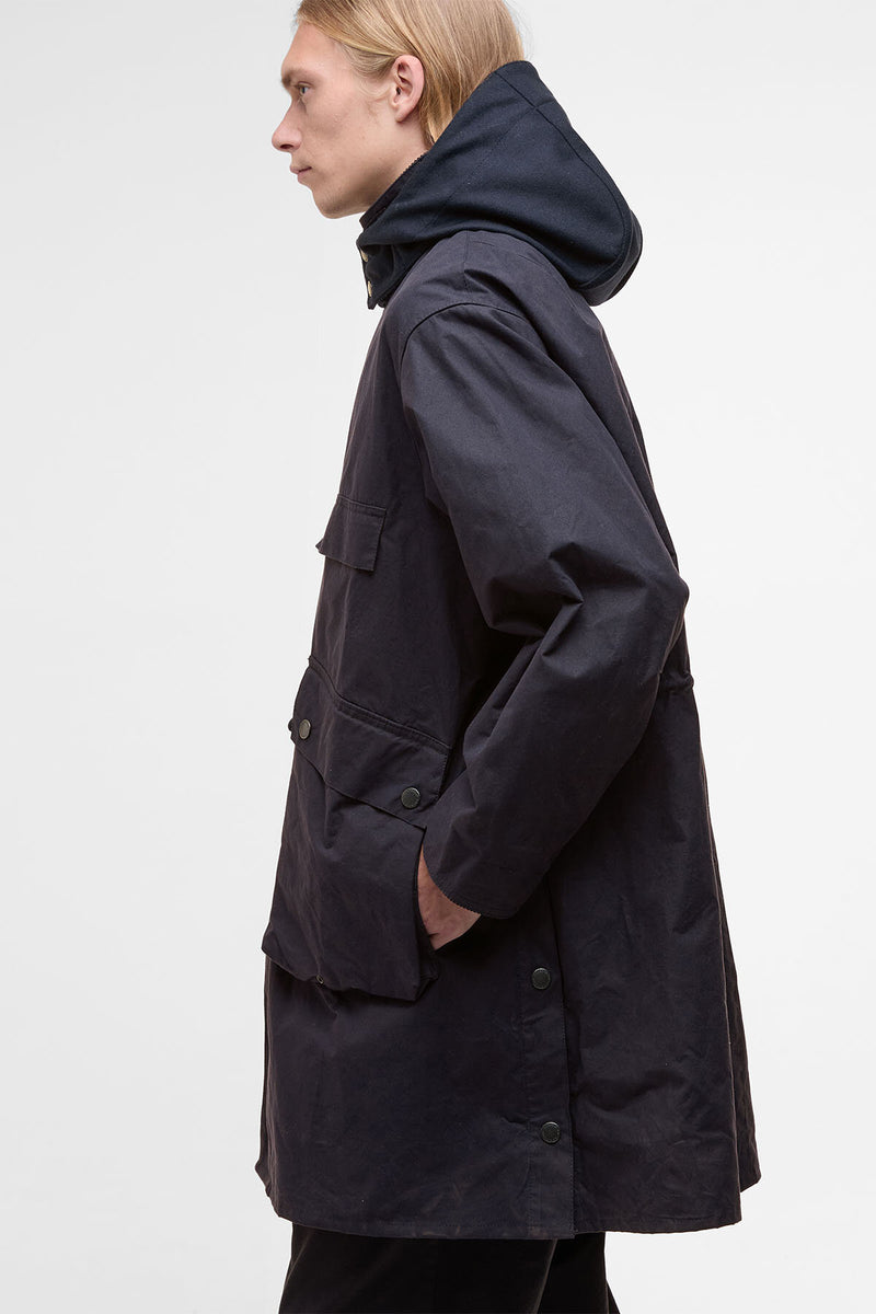 Cappotto casual oversize Bedale in stile country Barbour x Kaptain Sunshine