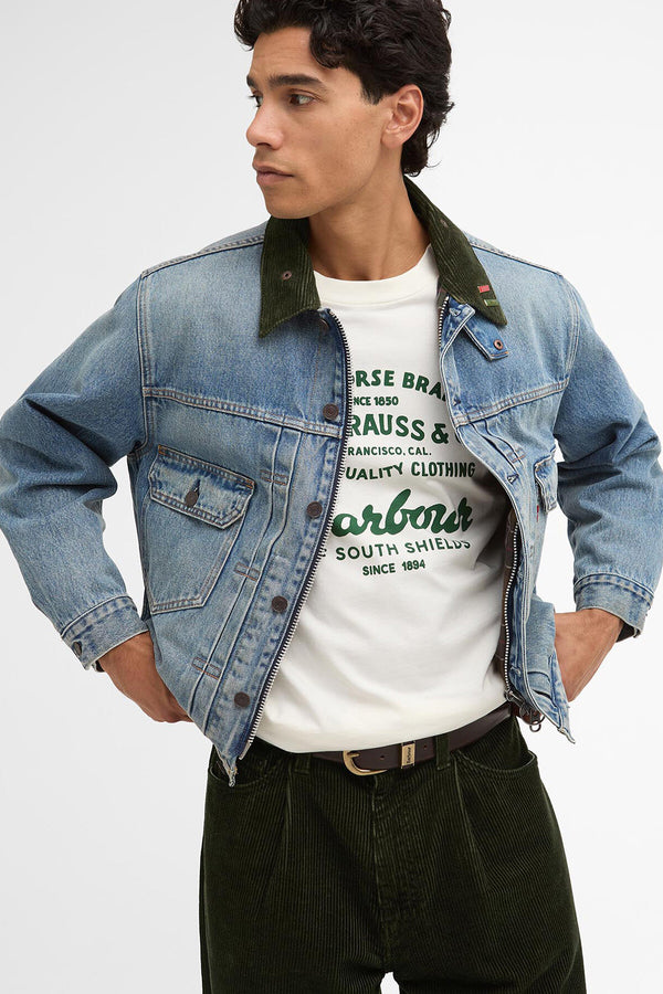 Giacca in denim Type II Barbour x Levi's