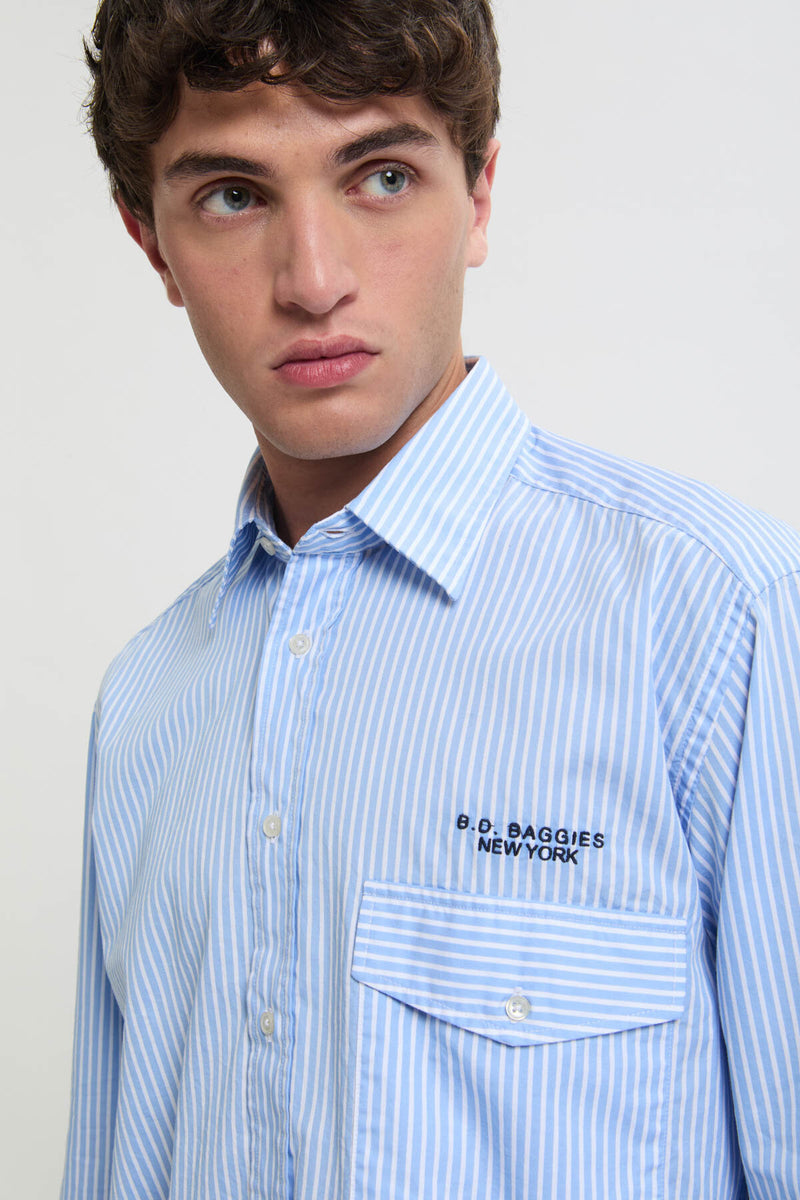 Camicia Mercer Con Ricamo