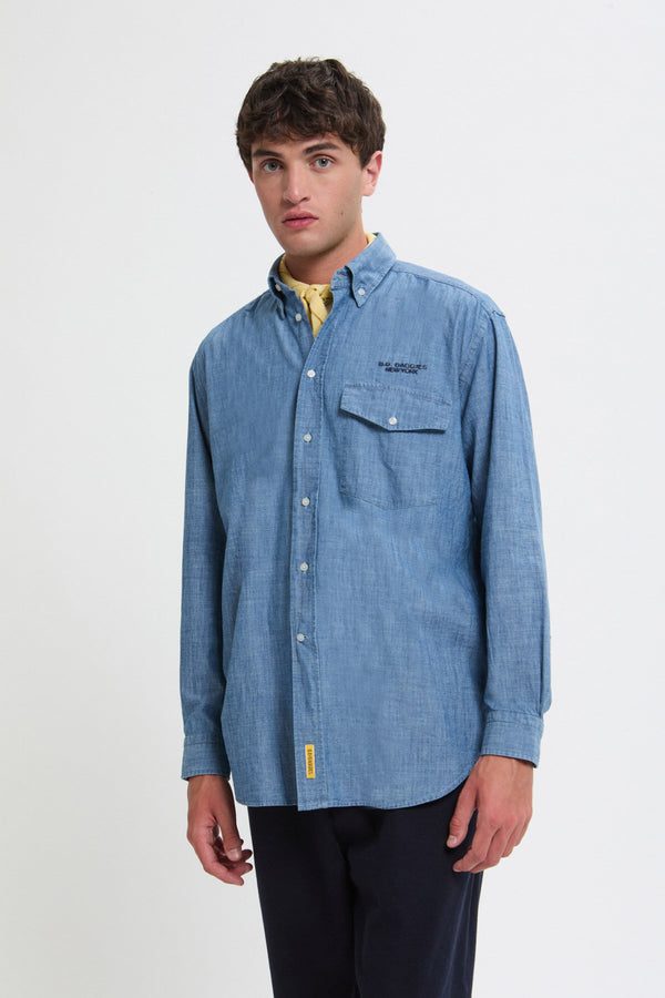 Camicia Mercer con ricamo