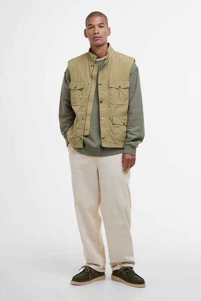 Casual Corbridge Gilet Bleached olive by Barbour | Men | WP Store