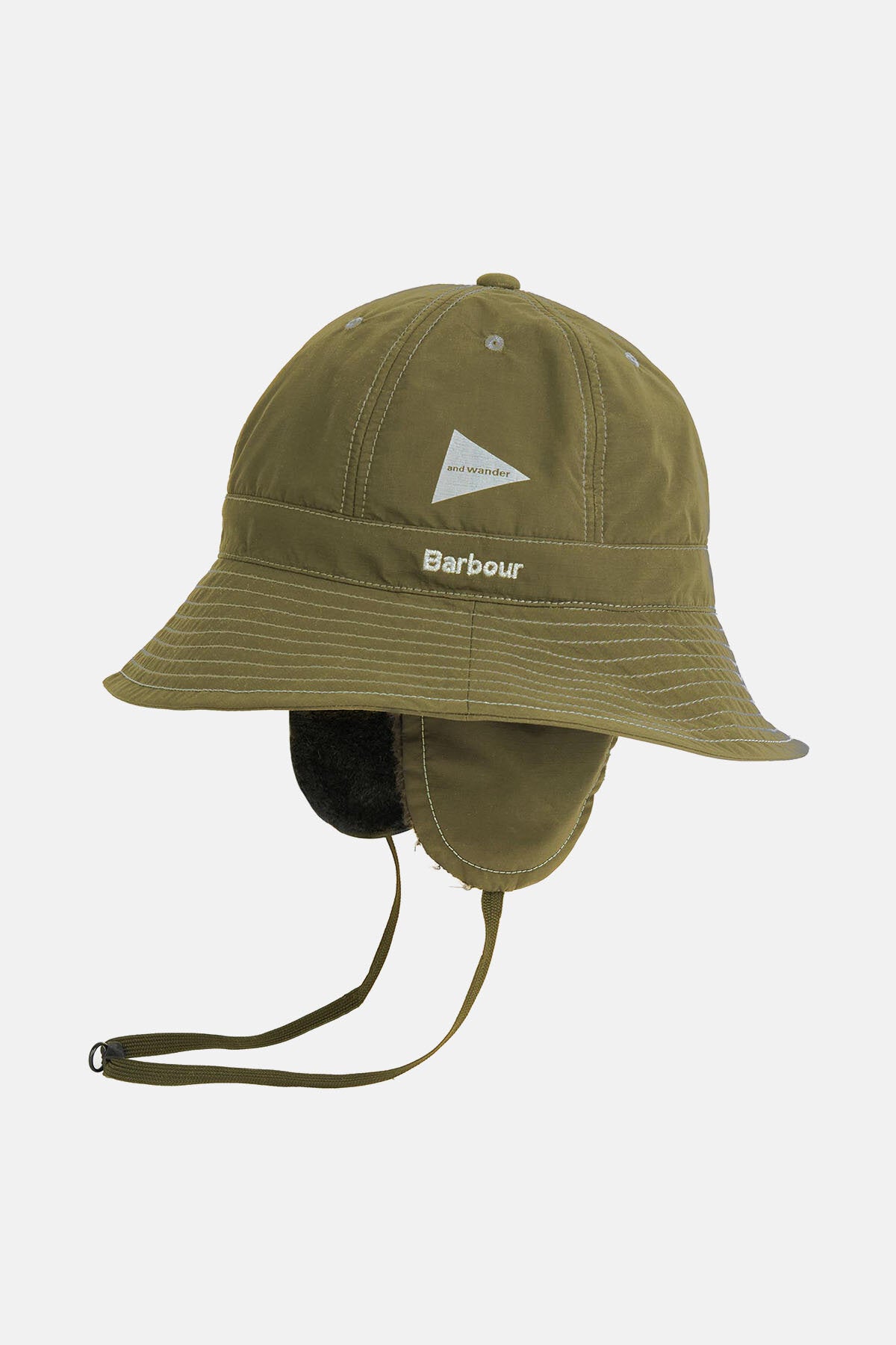 Barbour and wander バケット ハット blackサイズL/XL and wander（アンドワンダー）の「and wander/アンドワンダー