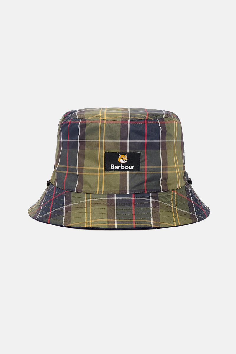 Cappello da pescatore reversibile Barbour x Maison Kitsuné