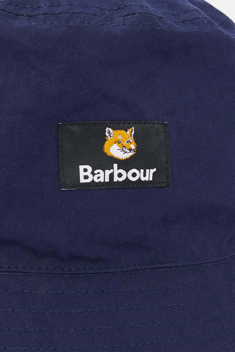 Cappello da pescatore reversibile Barbour x Maison Kitsuné