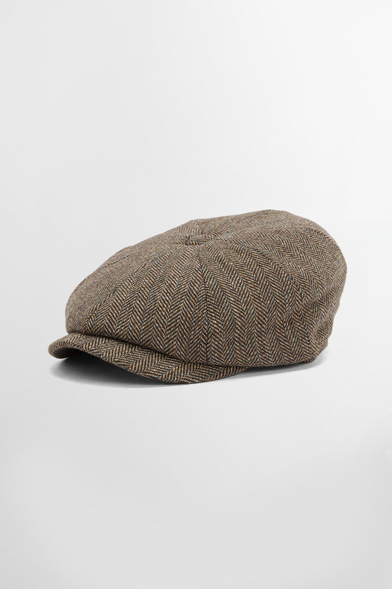 Cappello baker boy Fyne in tweed