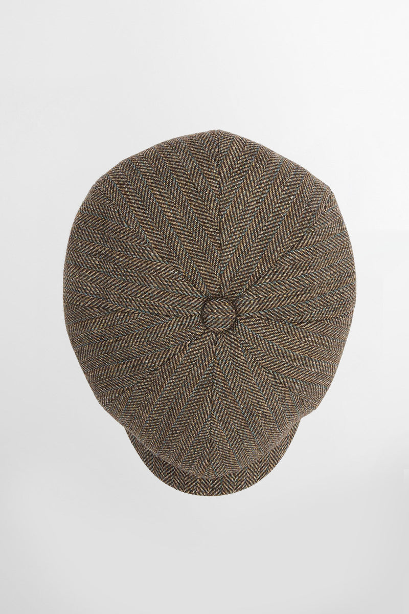 Cappello baker boy Fyne in tweed