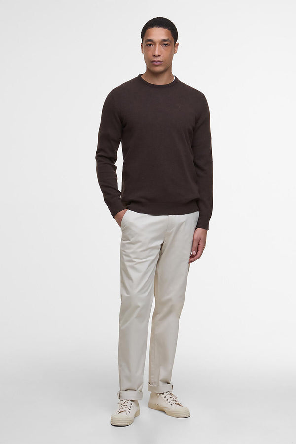 Maglione girocollo Essential in lana d’agnello