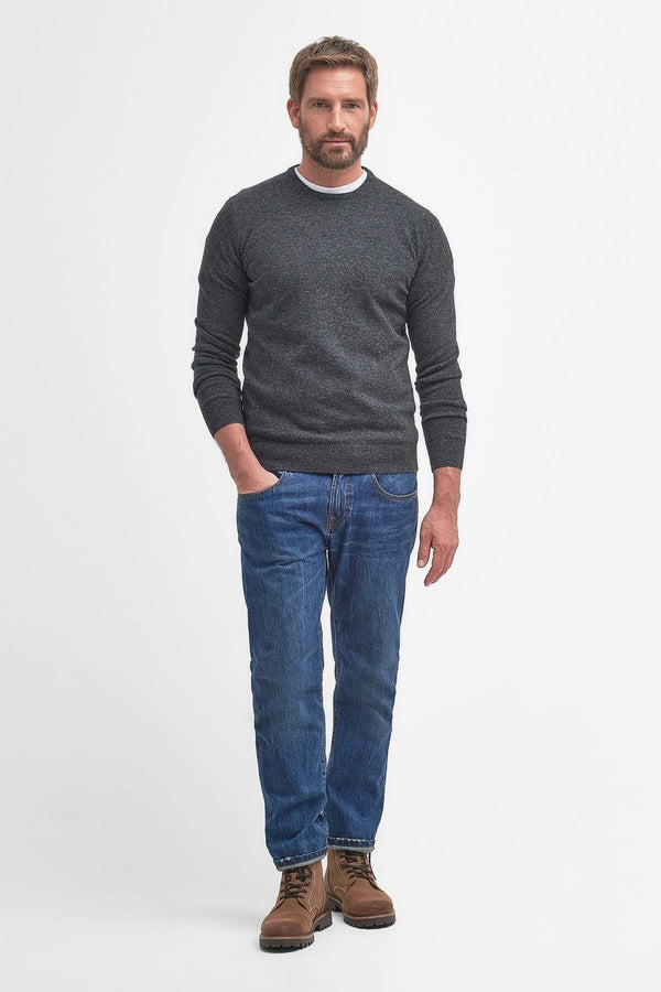Maglione girocollo Essential in lana d’agnello