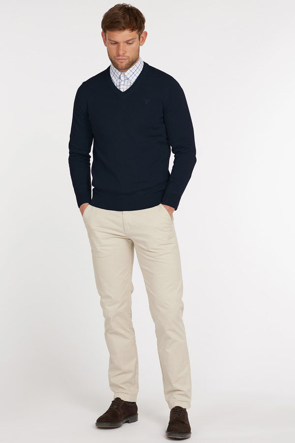 Pima Cotton V-Neck Sweater