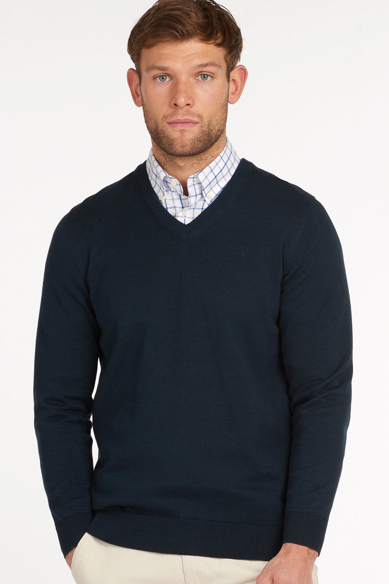 Pima Cotton V-Neck Sweater