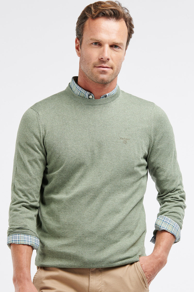 Maglione a girocollo in cotone leggero
