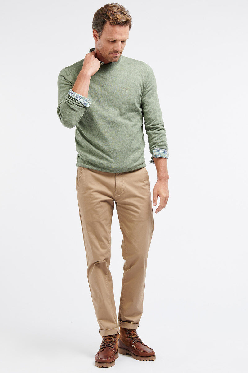 Maglione a girocollo in cotone leggero