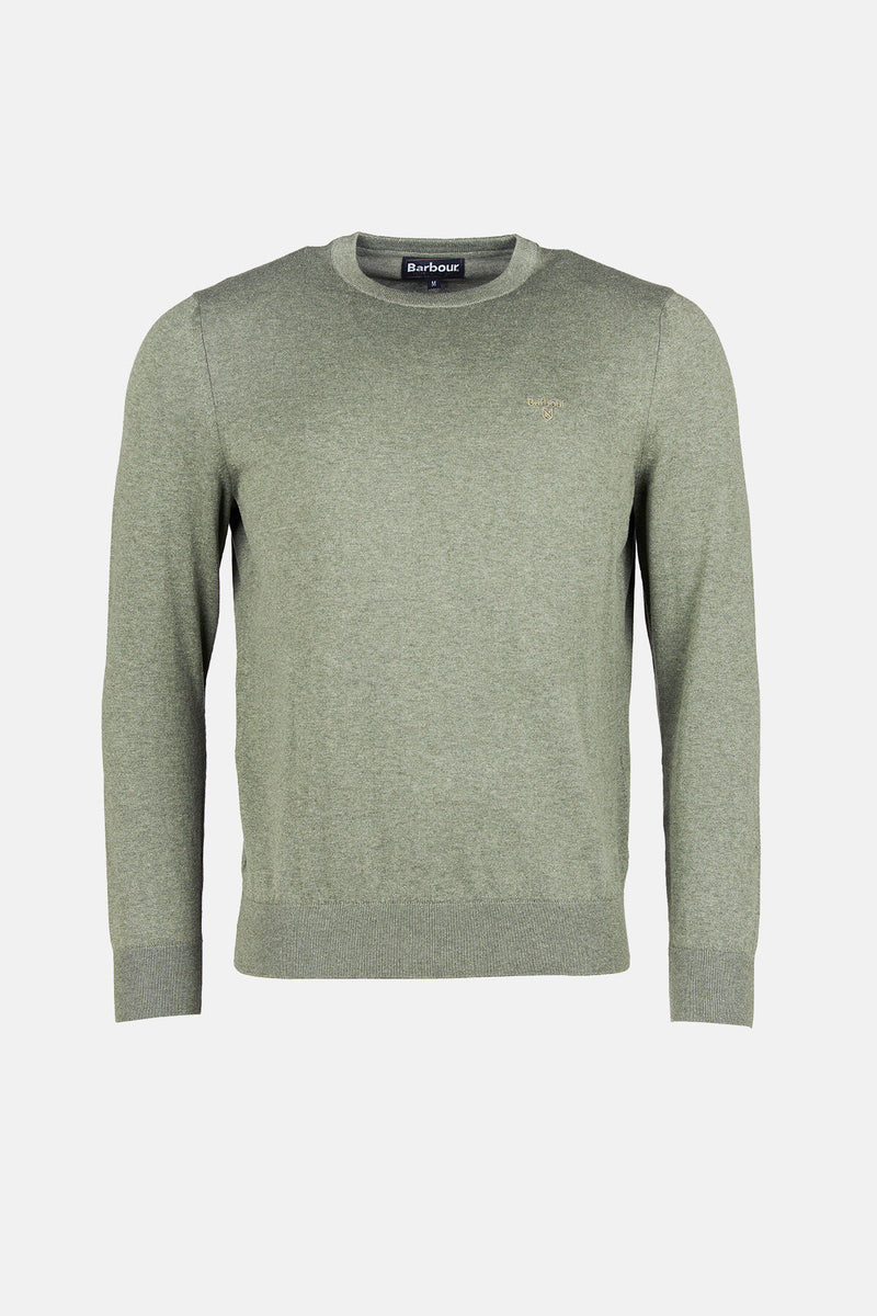 Maglione a girocollo in cotone leggero