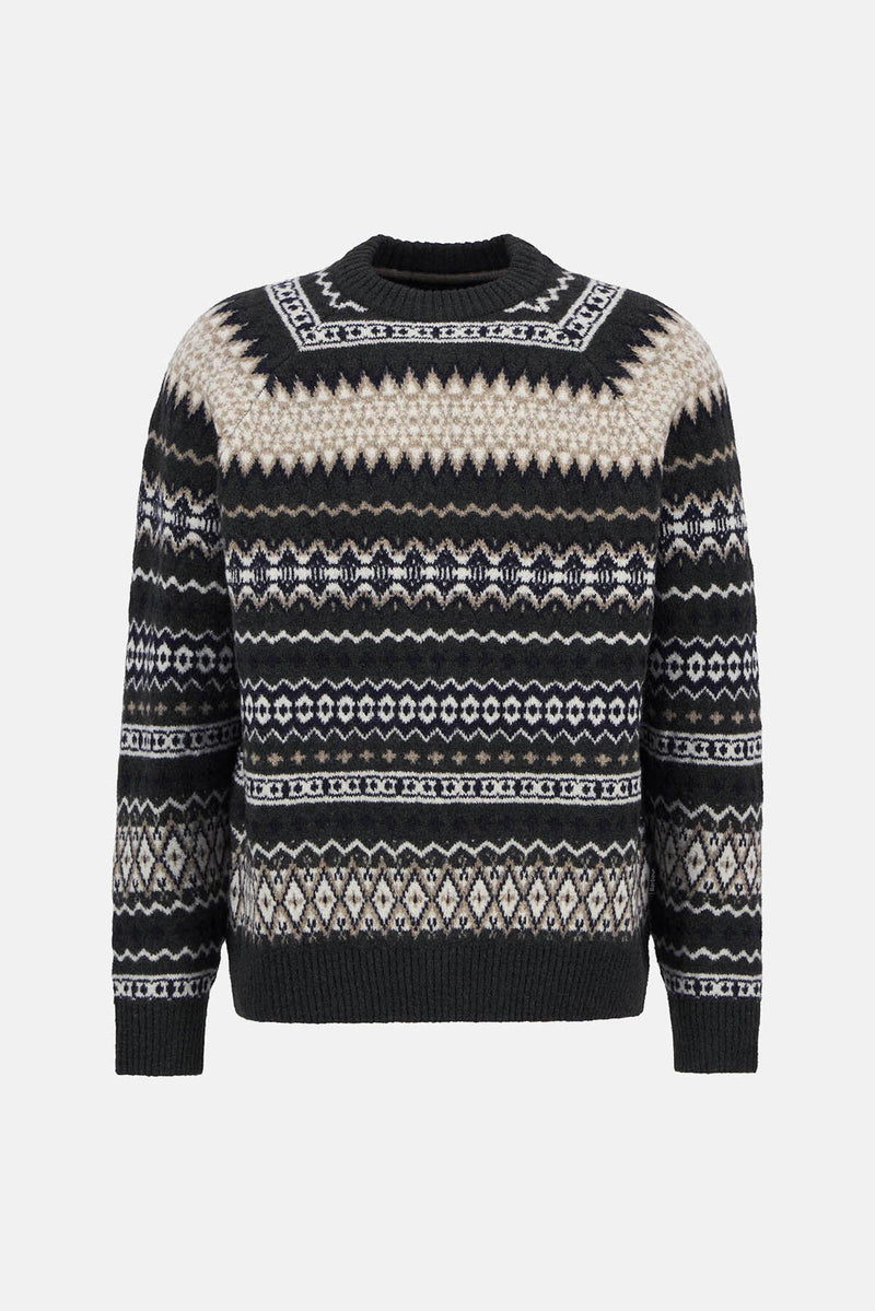 Maglione girocollo Fair Isle Hase
