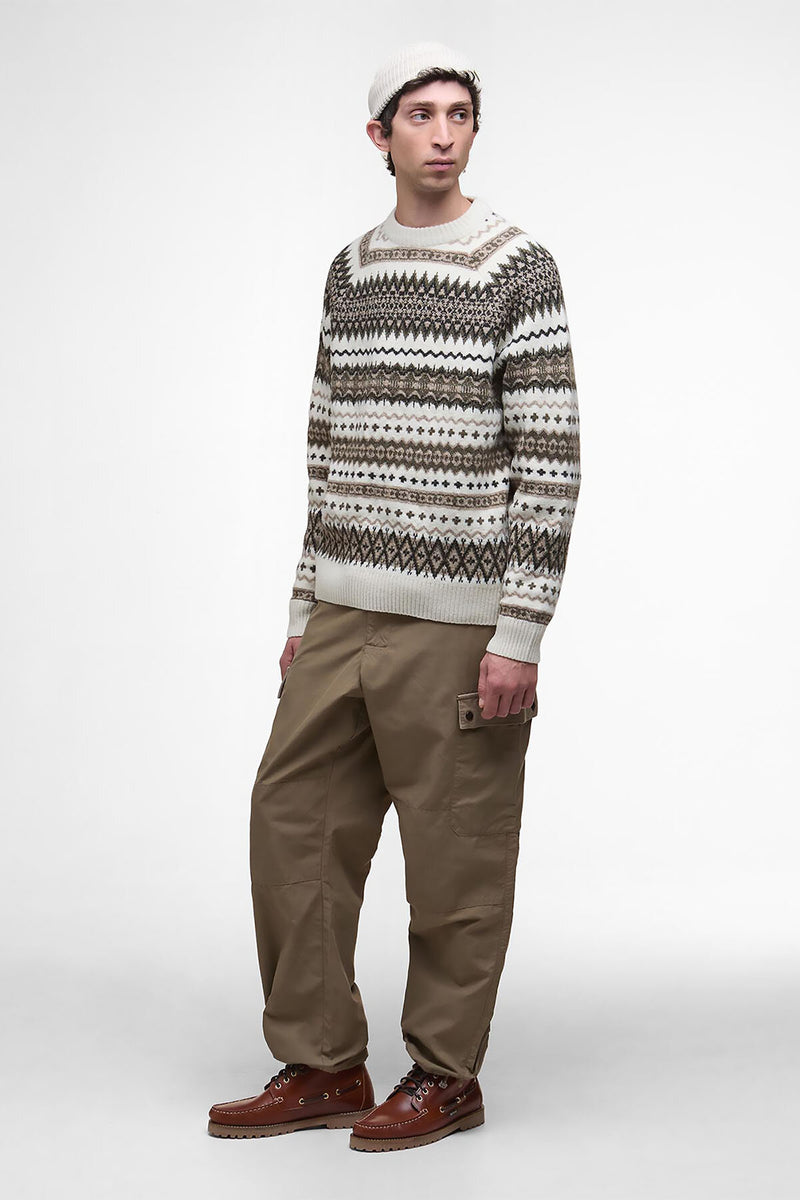 Maglione girocollo Fair Isle Hase Barbour