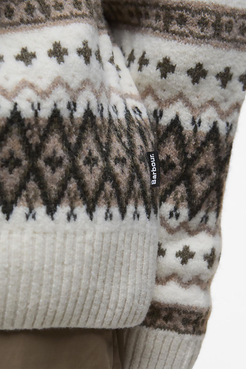 Maglione girocollo Fair Isle Hase Barbour
