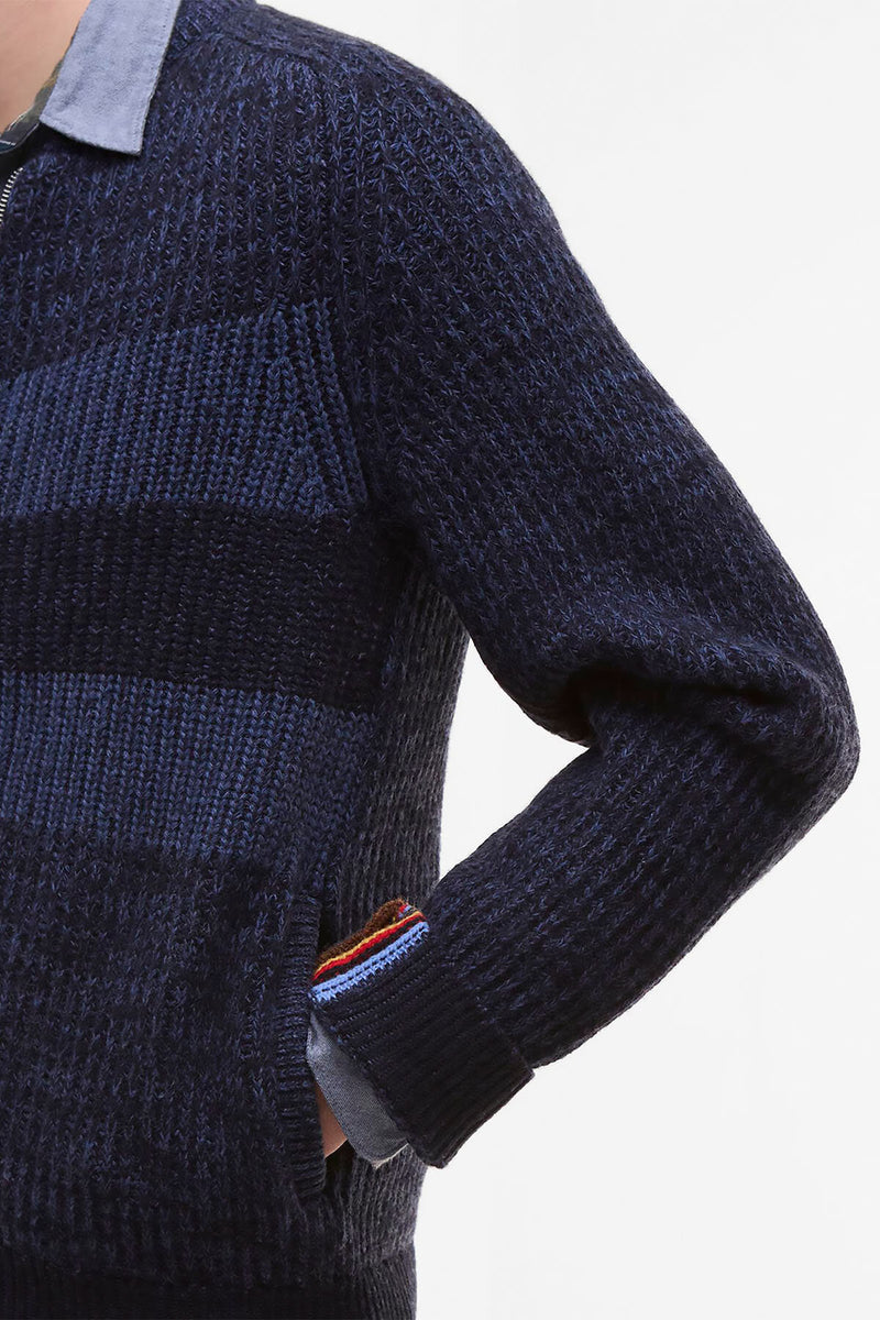 Paul Smith loves Barbour Knitted Bomber Jacket