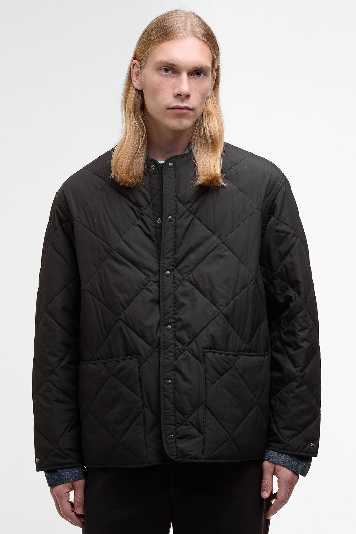 Barbour × Kaptain Sunshine ブラック サイズ36 BARBOUR×KAPTAIN SUNSHINE】HOODED TRANSPORT JKT 