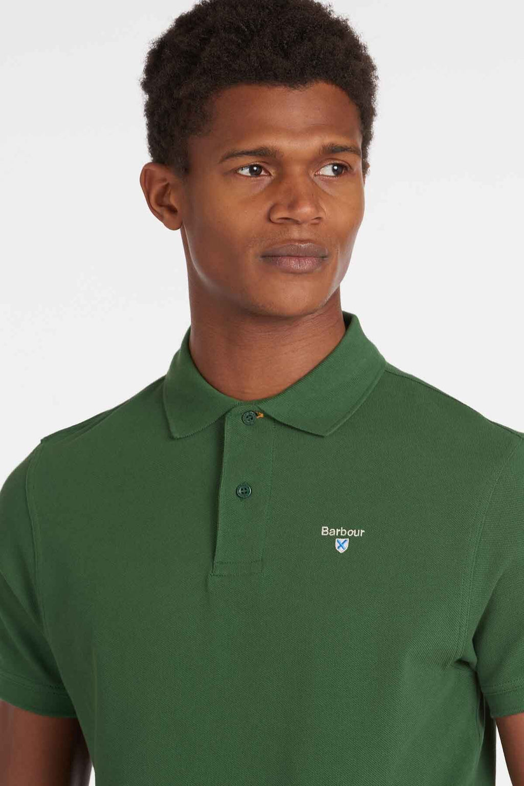 Tシャツ・カットソー Barbour SS24 REGULAR FIT POLO SHIRT (MML0358_BK31) Barbour Sports Polo Shirt Racing green by Barbour | Men | WP