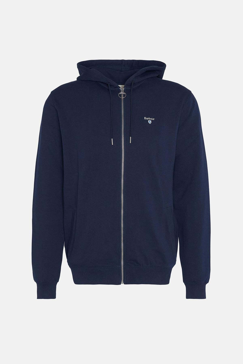 Barbour zip up hoodie best sale