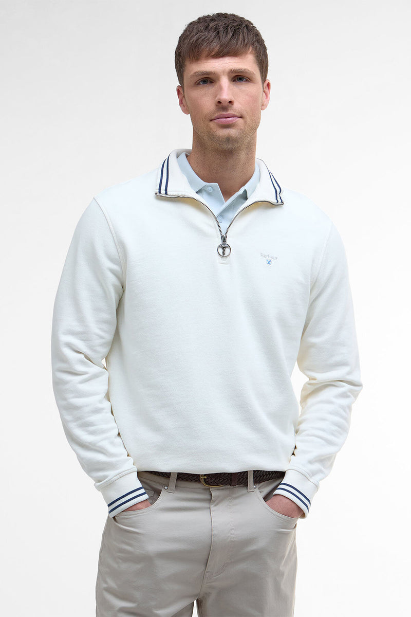 Felpa Rosford con zip corta