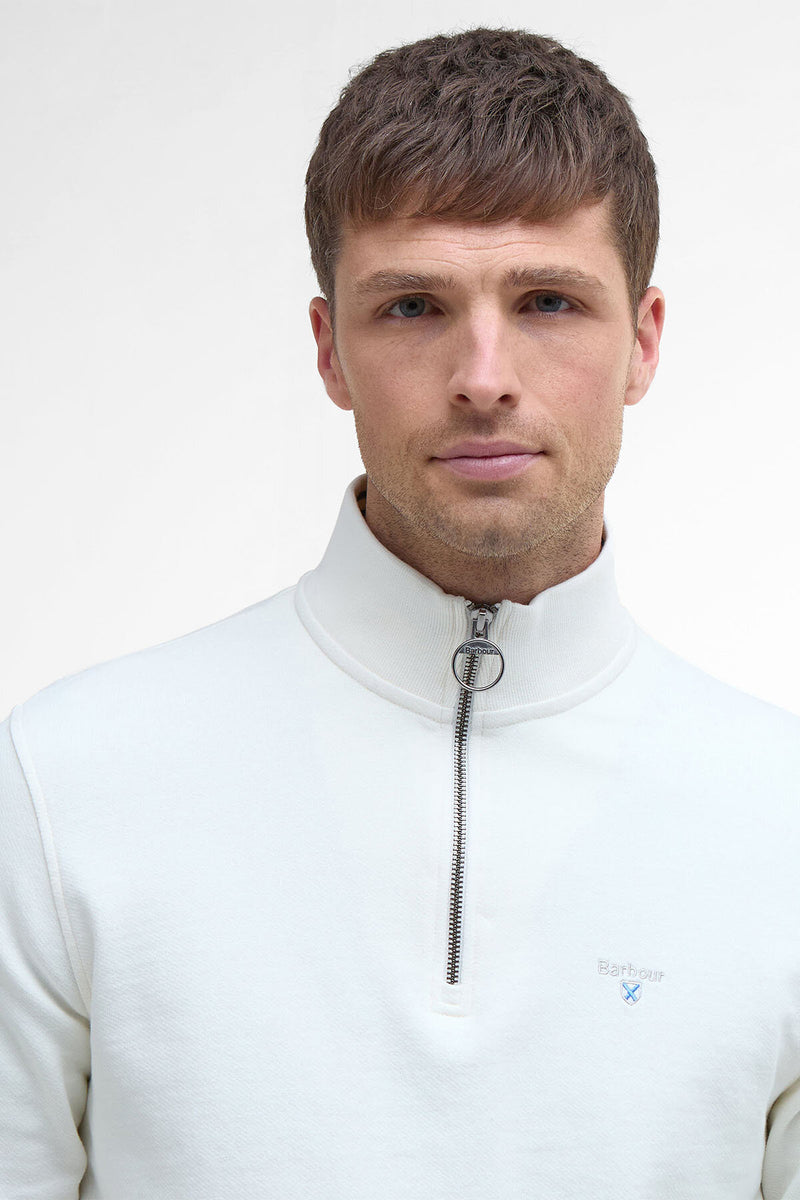 Felpa Rosford con zip corta